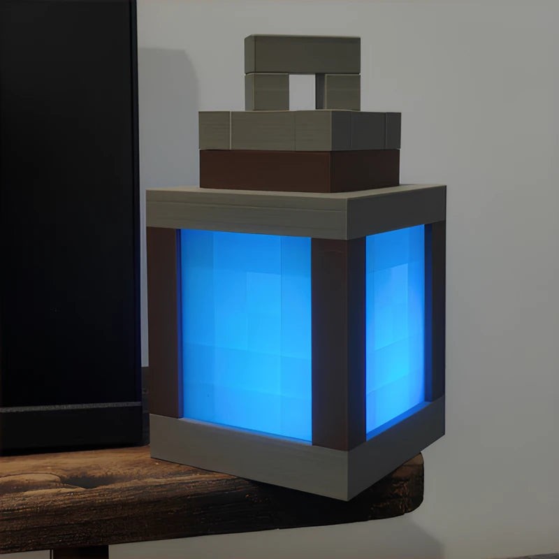 Pixel Art LED Lantern Light - 16 Color Retro