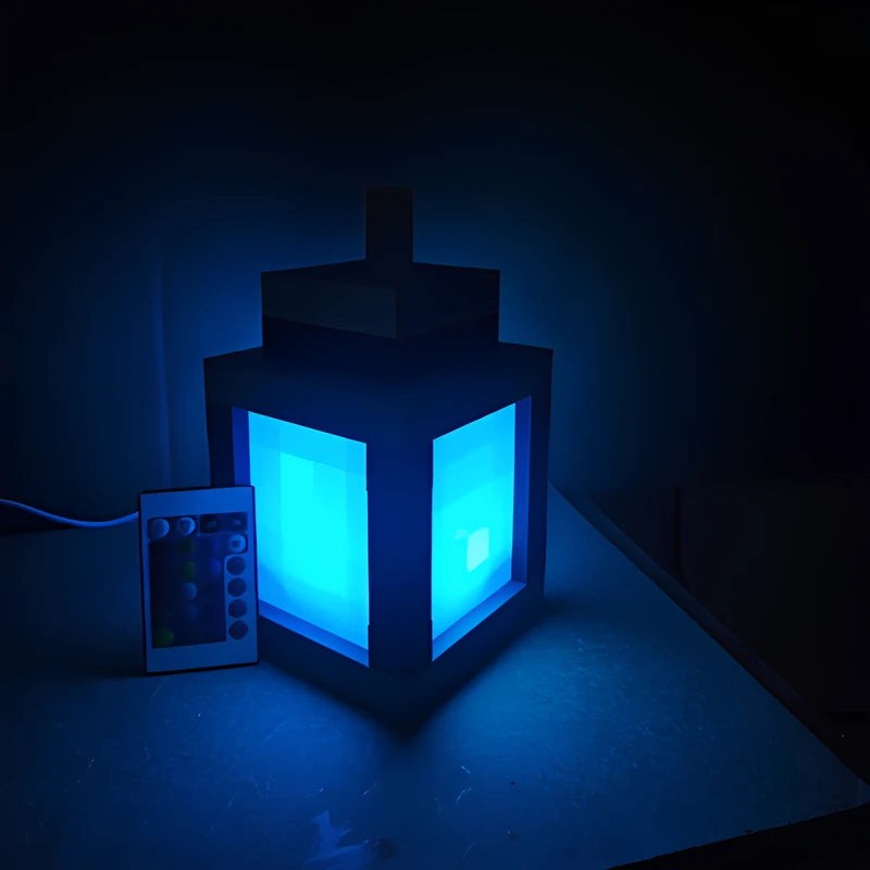 Pixel Art LED Lantern Light - 16 Color Retro