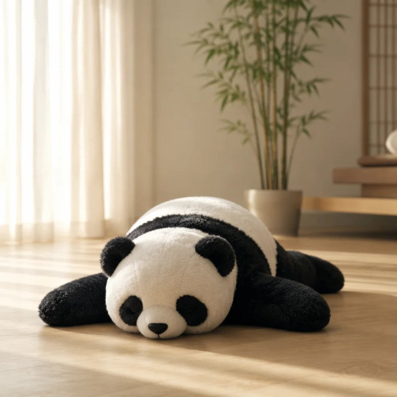 Plush Panda Toy - Flat Lying Posture