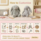 Plush Panda Toy - Flat Lying Posture