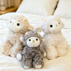 Plush Sheep Toy - Seated Lamb Figure