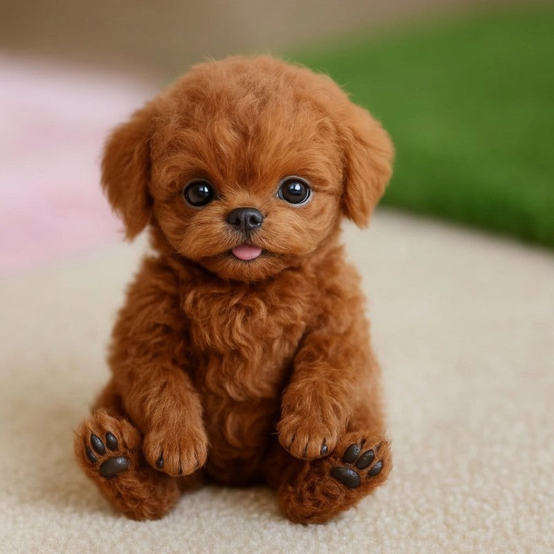 Plush Toy Puppy - Seated Position