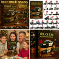 Police Car Advent Calendar - Christmas Countdown with Mini Vehicles