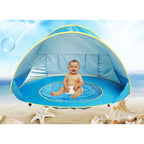 Pop-up Baby Beach Tent with Paddling Pool