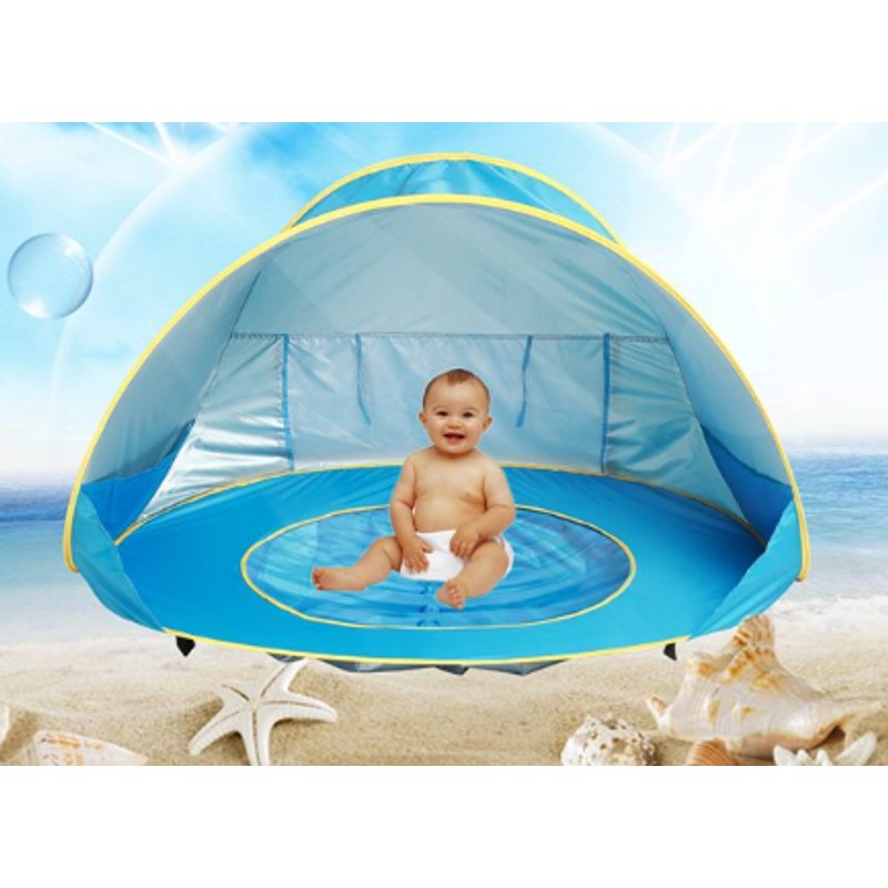 Pop-up Baby Beach Tent with Paddling Pool