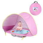Pop-up Baby Beach Tent with Paddling Pool