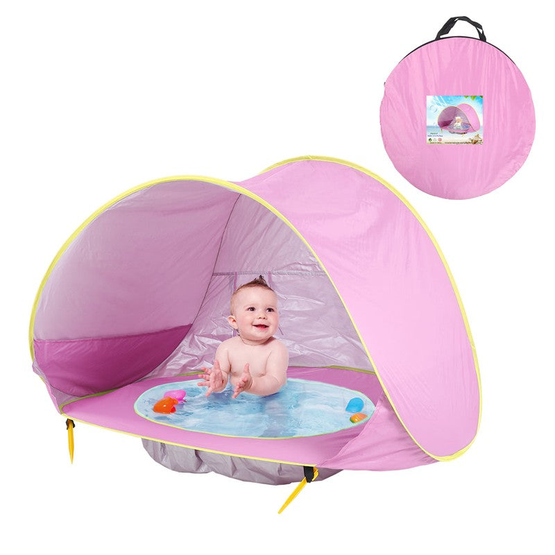 Pop-up Baby Beach Tent with Paddling Pool