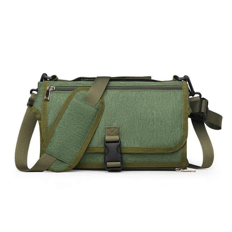 Portable Foldable Baby Changing Mat with Integrated Storage