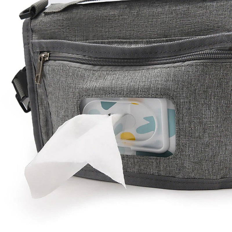 Portable Foldable Baby Changing Mat with Integrated Storage