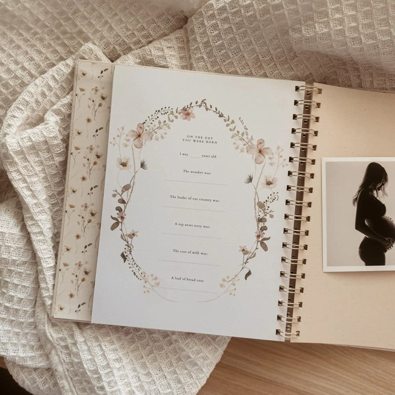 Pregnancy Journal - Hardcover with Gold Stamping