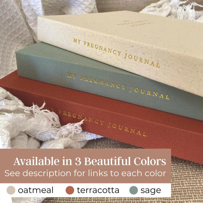 Pregnancy Journal - Hardcover with Gold Stamping