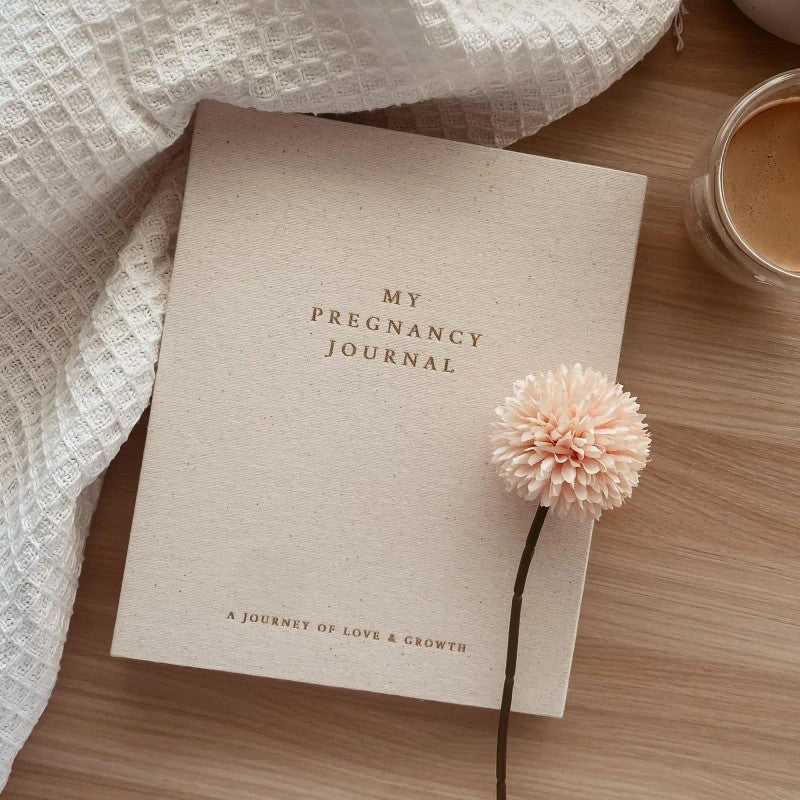 Pregnancy Journal - Hardcover with Gold Stamping