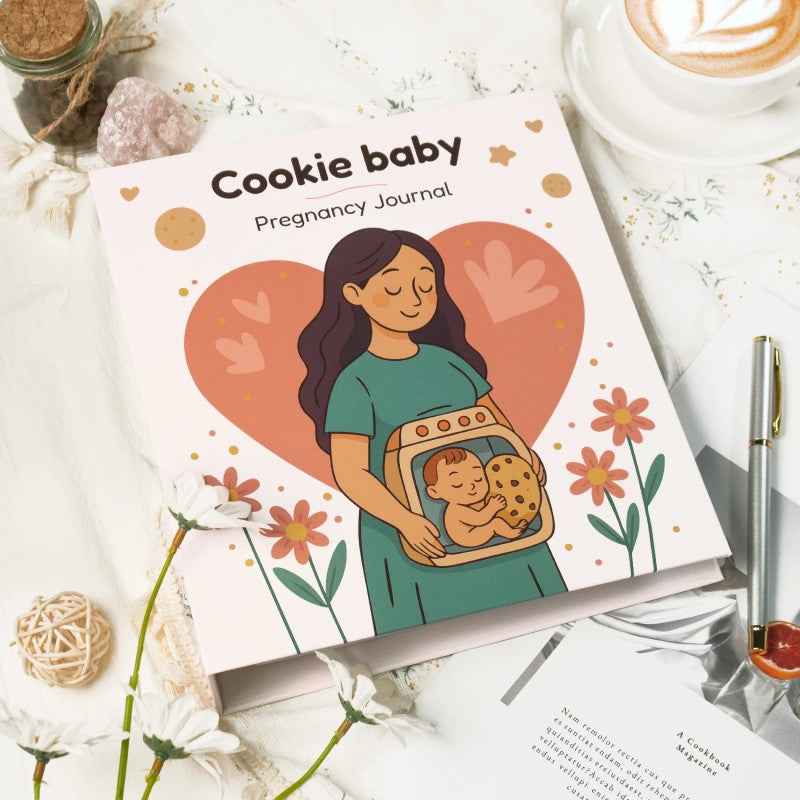Pregnancy Journal Notebook - Spiral Bound with Customizable Cover