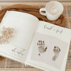Pregnancy Journal with Customizable Pages - Natural Beige