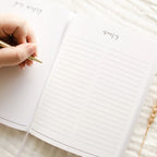 Pregnancy Journal with Customizable Pages - Natural Beige