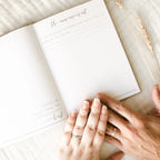 Pregnancy Journal with Customizable Pages - Natural Beige