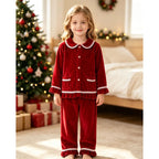 Pyjamas - Two-Piece Set with Long Sleeves and Trousers