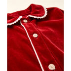 Pyjamas - Two-Piece Set with Long Sleeves and Trousers