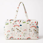 Quilted Diaper Bag - Floral Print