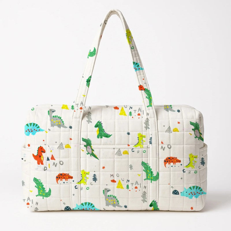 Quilted Diaper Bag - Floral Print