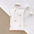 Quilted Zipper Tote Bag - One-Ear Strap