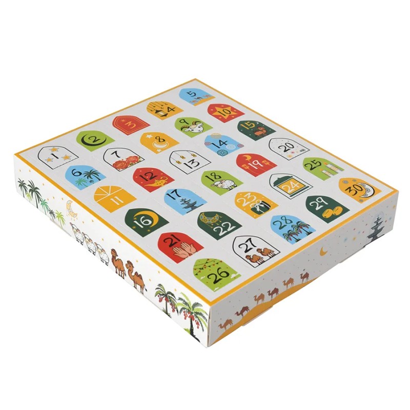 Ramadan Countdown Advent Calendar Gift Box - 30-Grid Surprise Box
