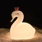 Rechargeable LED Night Light - Swan Shape with Color-Changing Modes