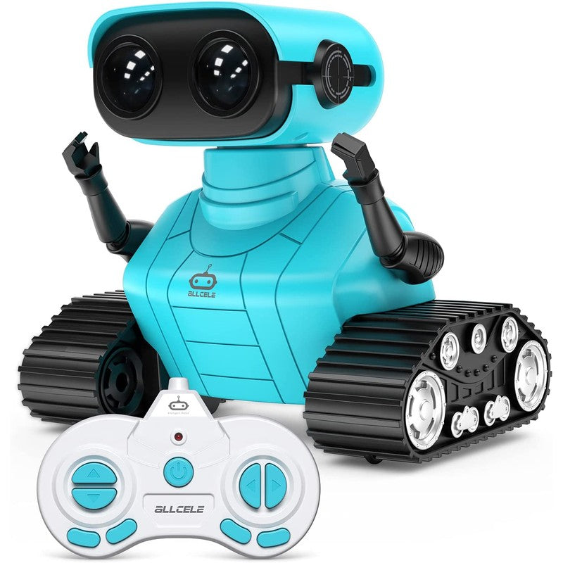 Remote-controlled STEM Toy Robot - Tank Tracks and Poseable Arms