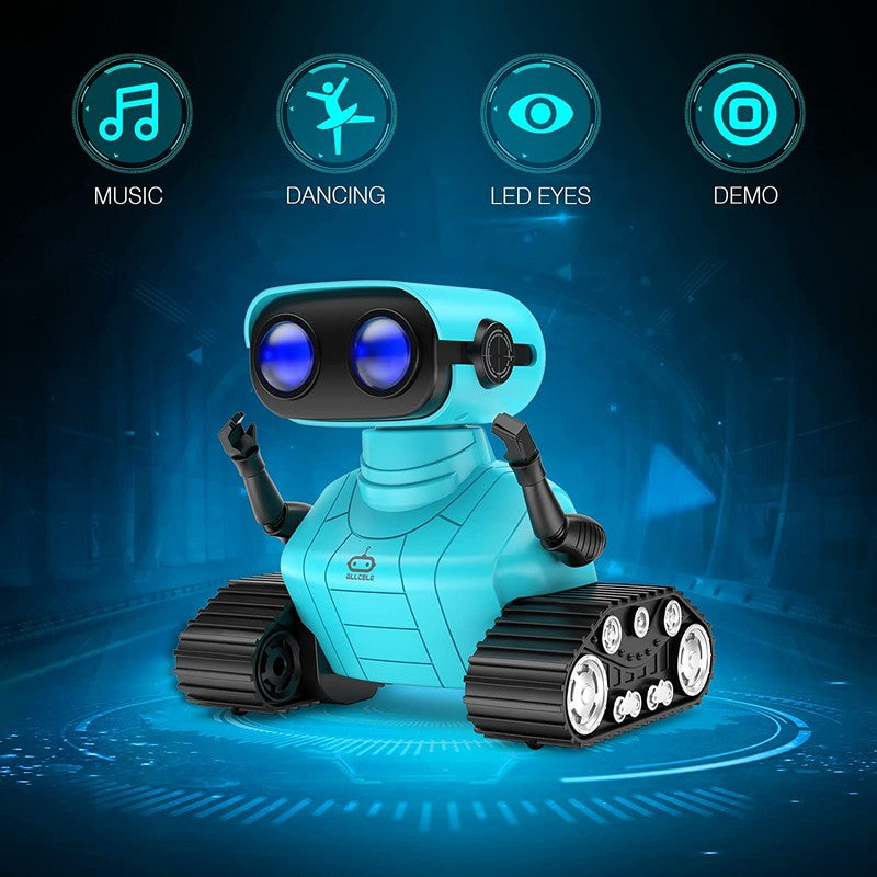 Remote-controlled STEM Toy Robot - Tank Tracks and Poseable Arms
