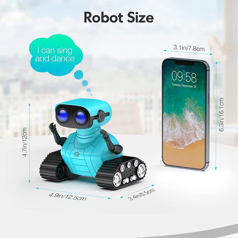 Remote-controlled STEM Toy Robot - Tank Tracks and Poseable Arms