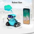 Remote-controlled STEM Toy Robot - Tank Tracks and Poseable Arms