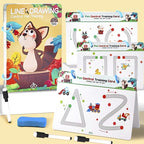 Reusable Children's Pen Control Training Workbook - Stage 01