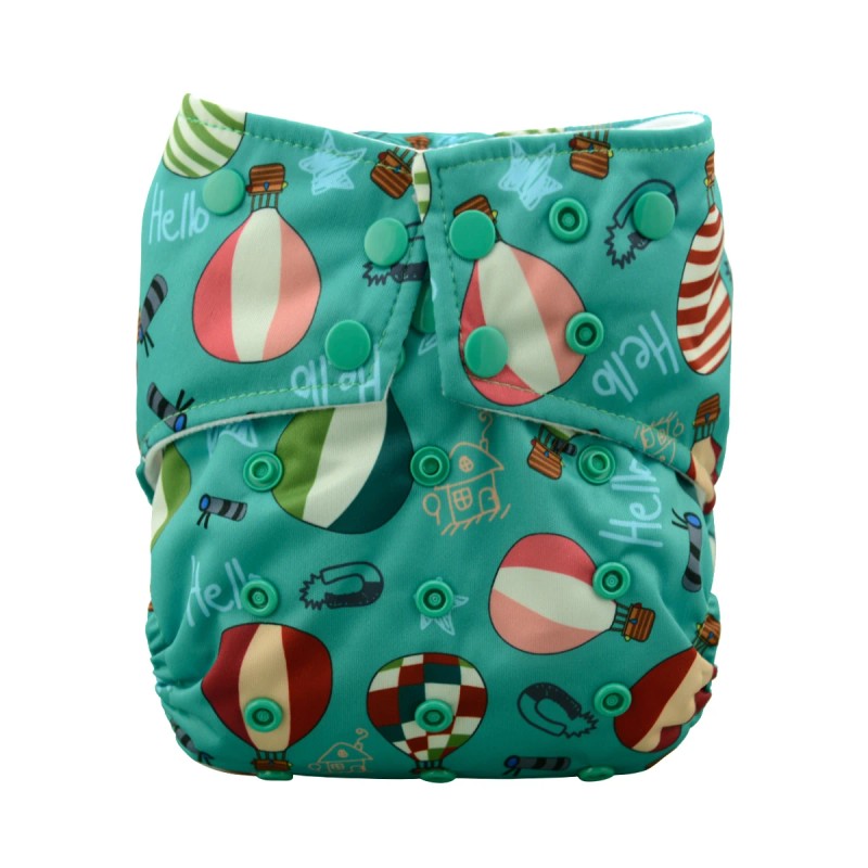 Reusable Cloth Pocket Diaper - Adjustable Fit