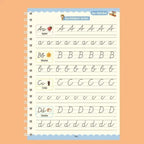 Reusable Magic Groove Handwriting Practice Copybook Set - 4 Books with Pen