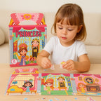 Reusable Sticker Activity Set - Themed Scenes with Carry Case