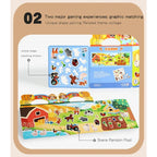 Reusable Sticker Activity Set - Themed Scenes with Carry Case