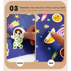Reusable Sticker Activity Set - Themed Scenes with Carry Case