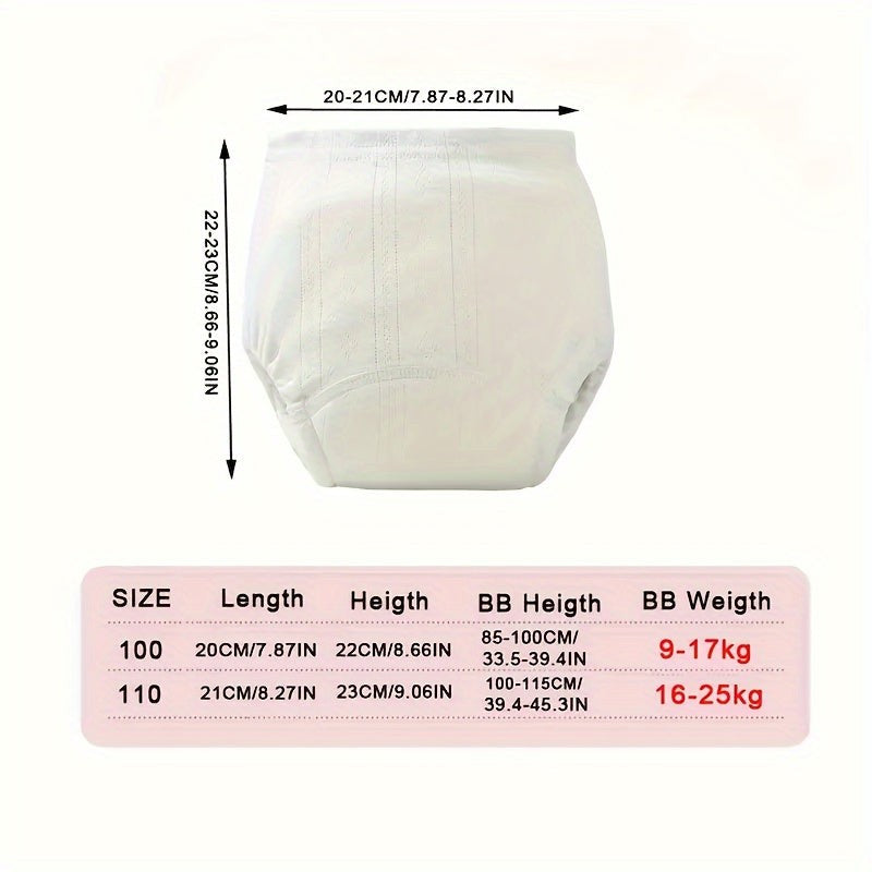 Reusable Toddler Potty Training Pants - Elastic Waistband