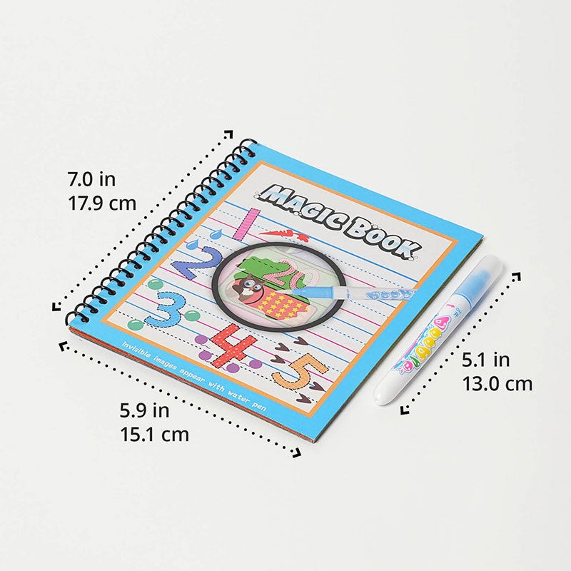 Reusable Water Painting Book Set - Children's Activity Kit with Water Pen