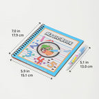 Reusable Water Painting Book Set - Children's Activity Kit with Water Pen