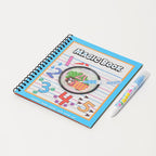 Reusable Water Painting Book Set - Children's Activity Kit with Water Pen