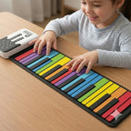Roll-up Electronic Piano - Colour-coded Keys