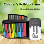 Roll-up Electronic Piano - Colour-coded Keys