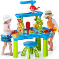 Sand and Water Play Table with Three Play Levels