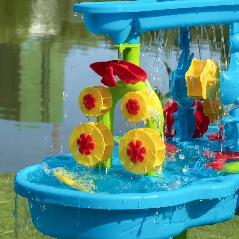 Sand and Water Play Table with Three Play Levels