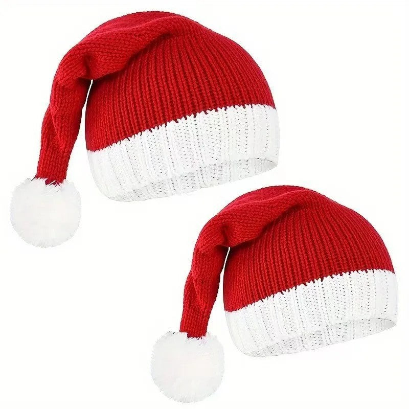 Santa Hat - Pointed Flopped Top with Pompom