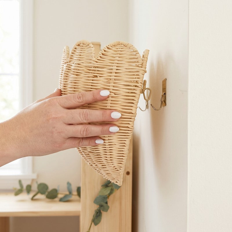 Scalloped Wall Basket - Nursery Storage