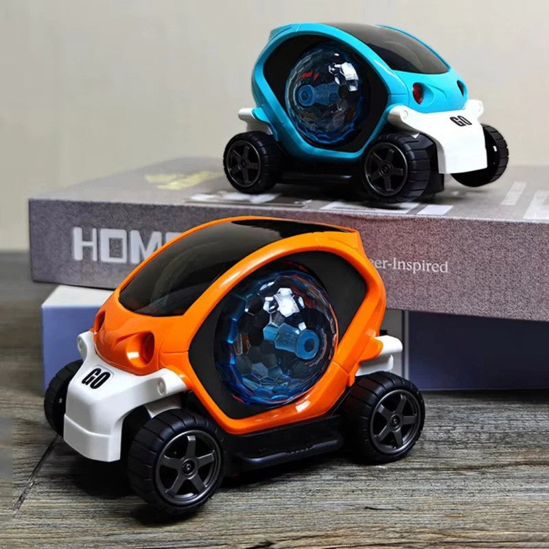 Self-Driving Stunt Toy Car with LED Lights