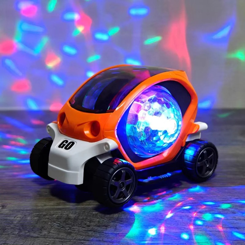 Self-Driving Stunt Toy Car with LED Lights
