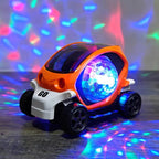 Self-Driving Stunt Toy Car with LED Lights